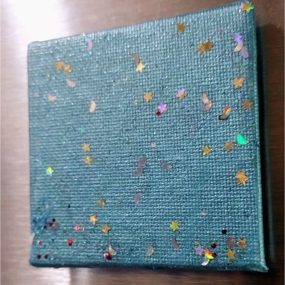 Star sailor moon blue mini miniature canvas painting art artist magnet handmade - Picture 2 of 3
